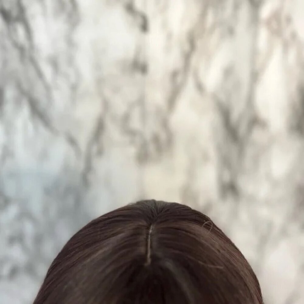 WIG - 16 Inch ombre Brown To Honey Blonde wave Short Wig  Human hair Blends - Picture 4 of 8
